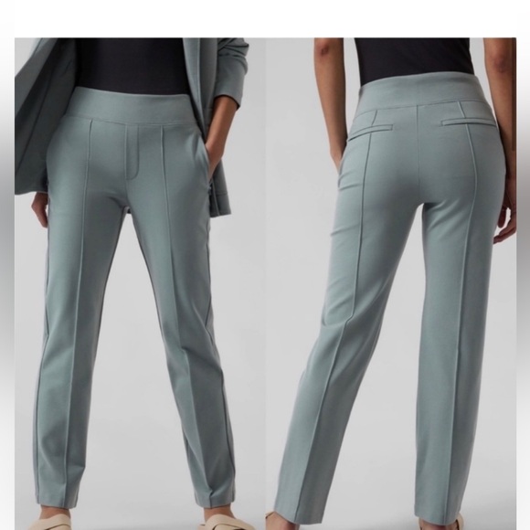 Athleta eastbound blazer pants set Sage green size 12 - Picture 4 of 12